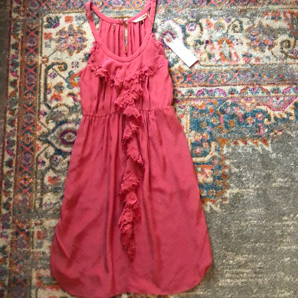 Rebecca Taylor Punched Cami Dress 0 NWT - Picture 4 of 6